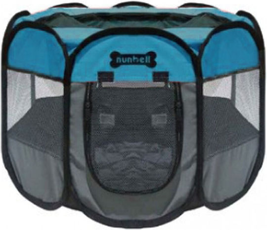 Nunbell Pet Foldable Park Dog Octagon in Blue Color 91 x 90 x 58cm