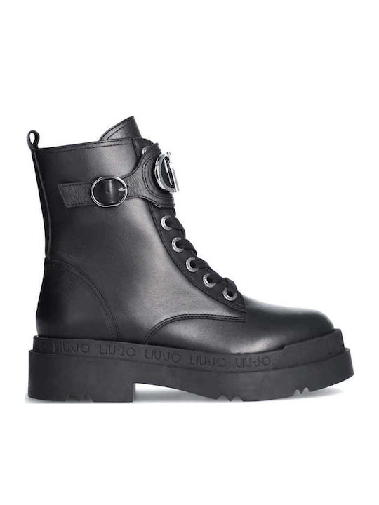 Love Leather Women's Ankle Boots Black
