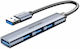 Vention USB Хъб 4 Порта USB 3.0 с USB-A Връзка Сив