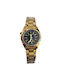 4teen-4ty Watch Battery with Gold Metal Bracelet