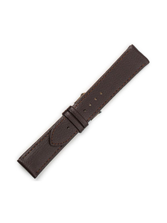 KOSTELO Leather Strap Brown 16mm