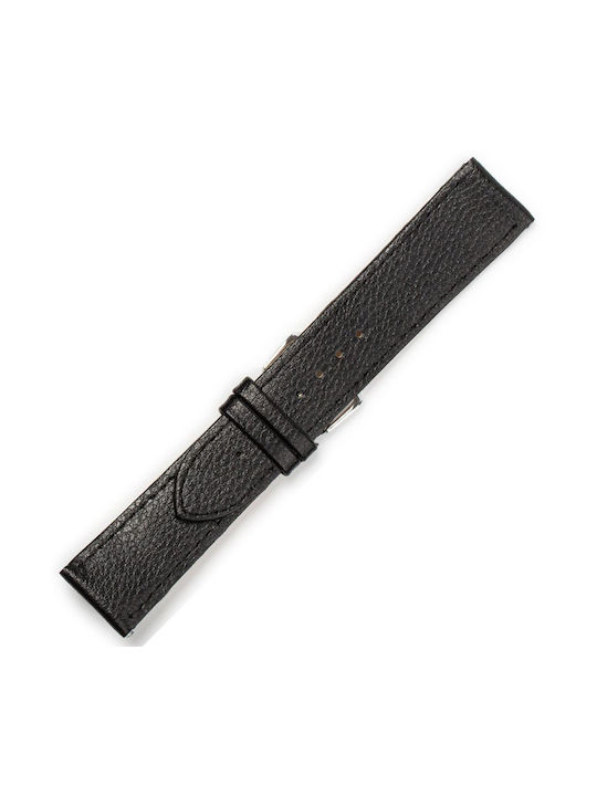 KOSTELO Leather Strap Black 18mm