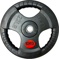 Liga Sport Scheibenset Gummierte 1 x 20kg Ø28mm mit Griffen