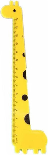 Gelbe Giraffe Lineal 15cm Gelbe