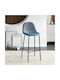 Stool Bar Metallic BA7 Blue 4pcs 49x45x105cm