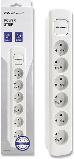 Qoltec Smart Πολύπριζο 6 Θέσεων με Καλώδιο 1.8m