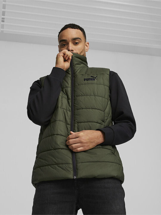 PUMA Sleeveless Jacket Puffer Khaki