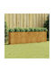 vidaXL Blumenkasten Metallisch Braun 280x40x80cm.