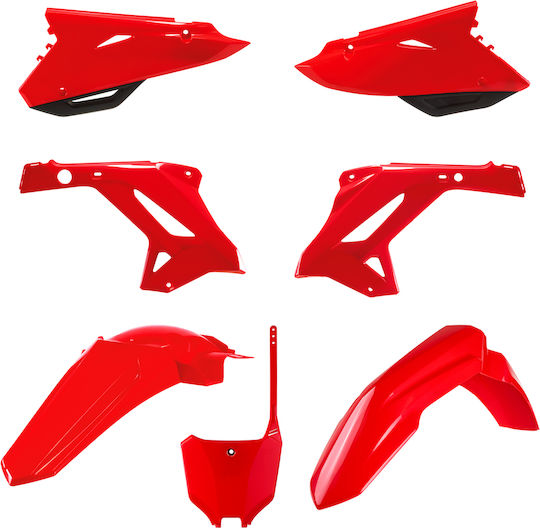 Polisport Set de Piese din Plastic pentru Motocicletă pentru Honda CR 250 / CR 125 Roșu 1buc