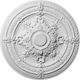 Deco Ceramica Deckenrosette für Leuchten Weiß 3056-KALTS-ROZETA-ELENA