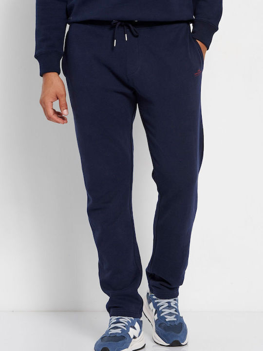 Sweatpants with Elastic Navy Blue