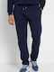 Sweatpants with Elastic Navy Blue