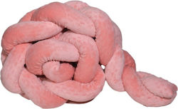 Baby Oliver Crib Bumpers Braided Inside Coral 20x200cm