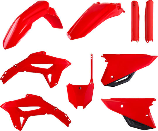 Polisport Комплект Пластмасови Части за Мотоциклет за Honda CRF 250 - КРФ 250 Червен 1бр