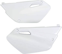 UFO Plastic Lateral Motocicletă pentru Yamaha YZ 85 Alb 1buc UFO Plastic Lateral Motocicletă pentru Yamaha YZ 85 Alb 1buc