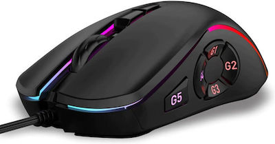 Weibo X9 RGB Gaming Ποντίκι Γκρι