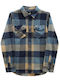 Παιδικό Καρό Πουκάμισο Μακρυμάνικο Μπλε Flannel