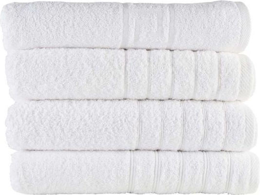 Sidirela Line Hotel Bath Towel 140x70cm White 550gsm E-3203