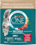 Purina One Bifensis Adult Ξηρά Τροφή για Ενήλικες Γάτες με Βοδινό 0.8kg