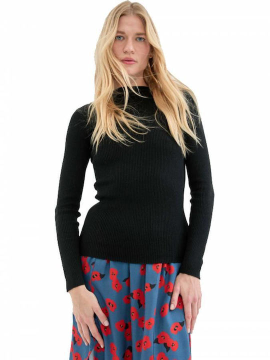 Women's Long Sleeve Sweater Black
