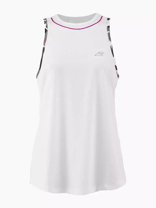 Babolat 2WS23072Y-1000 Damen Tennisbekleidung Weiß