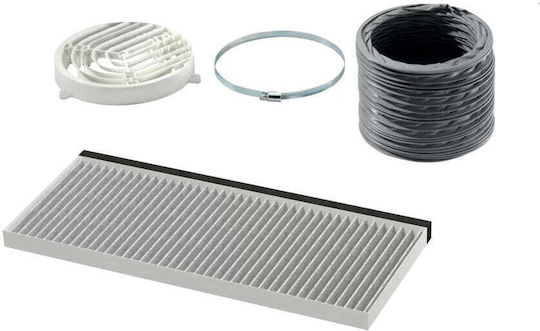 Bosch Air Recycling Unit for Vent Hood Compatible with Bosch 15cm 4 Pieces