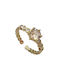 Intimonna Women's Gold Plated Ring