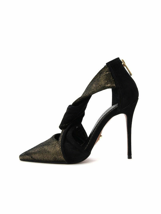 Carrano Pointed Toe Black Heels