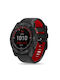 Tech-Protect ICONBAND PRO Strap Silicone Black/Red (Garmin Fenix 3/ 5X/ 3HR/ 5X Plus/ 6X/ 6X Pro /7X)