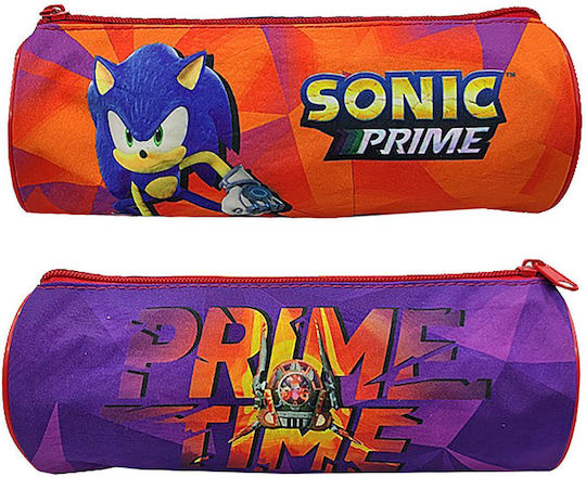 Sonic Κασετίνα Βαρελάκι Πολύχρωμη