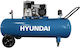 Hyundai H301L Τριφασικό Κομπρεσέρ Αέρος με Ισχύ 4hp και Αεροφυλάκιο 300lt