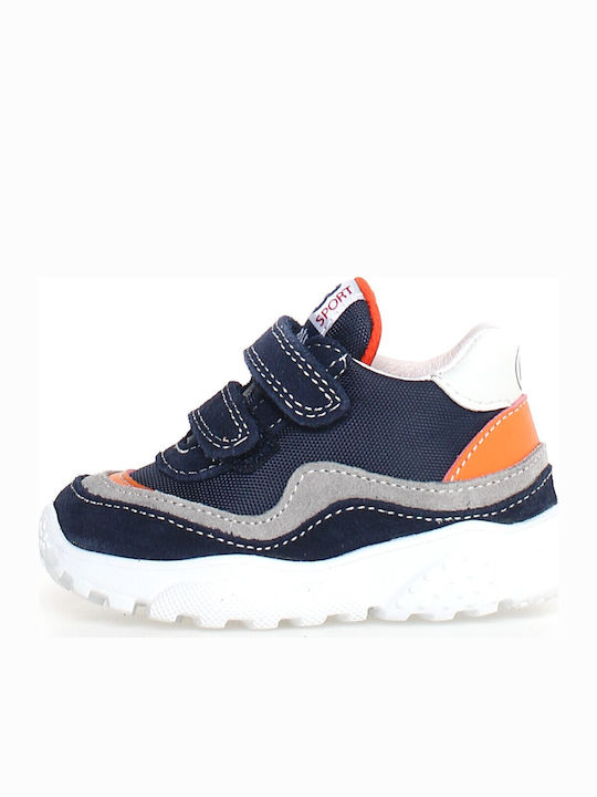 Παιδικά Sneakers Ανατομικά με Σκρατς Μπλε