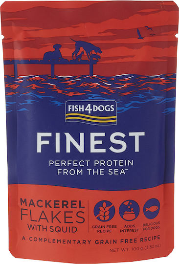 Fish4Dogs Υγρή Τροφή Σκύλων σε Φακελάκι 100gr