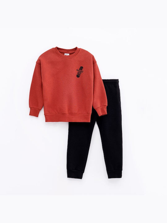 Funky Kids Sweatpants Set Orange 2pcs