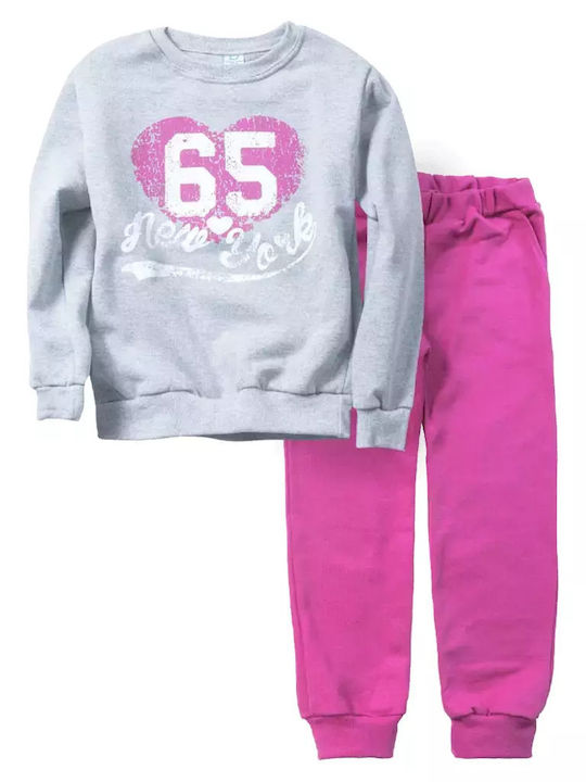 Kinder Sweatpants Set - Jogginganzug Gray 2Stück