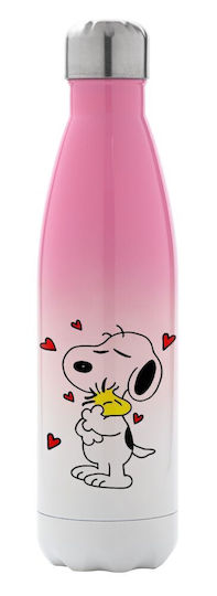 Koupakoupa Snoopy Love Рециклируем Бутилка Термос Неръждаема стомана Без BPA 500мл Многоцветен