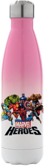 Koupakoupa MARVEL heroes Recyclable Bottle Thermos Stainless Steel BPA Free 500ml Multicolour