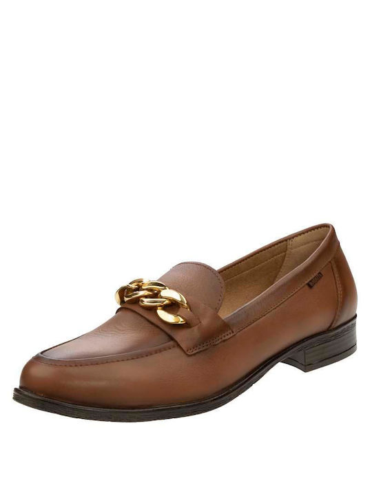 Ragazza Women's Leather Moccasins Tabac Brown