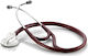 ADC Cardiology Double Head Stethoscope Burgundy
