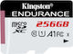 Kingston Endurance microSDXC 256GB Klasse 10 U1 V10 A1 UHS-I