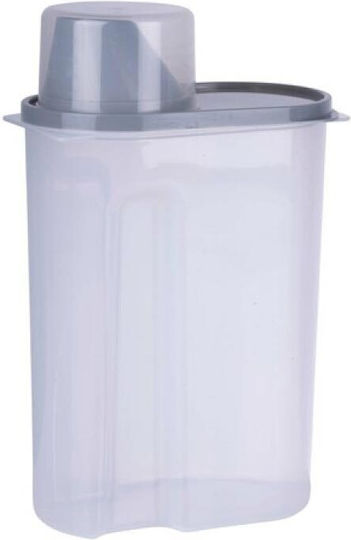 Alpina Appliances Cereal Jar with Lid Plastic Transparent 2400ml 1 Piece