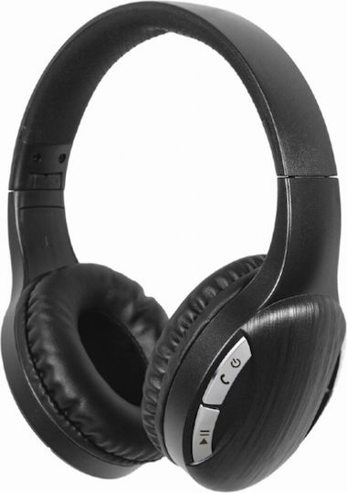 Gembird BTHS-01 Wireless / Wired Over Ear Headphones with 5 hours of Operation Black