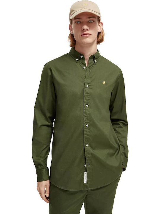 Scotch & Soda Essential Men's Shirt Regular Fit Green