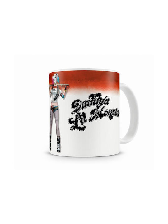 Daddy´s Lil Monster Ceramic Cup White 300ml