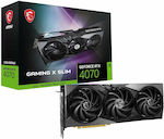 MSI GeForce RTX 4070 12GB GDDR6X Gaming X Slim Κάρτα Γραφικών