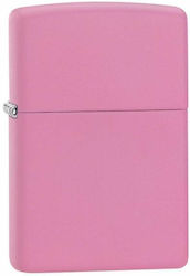 Zippo Klassischer Feuerzeug Flamme Rosa Matt