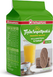 Μπισκότα Πολυδημητριακά με 4 Δημητριακά & Κακάο Χωρίς Ζάχαρη Παπαδοπούλου (175 g)