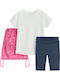 Kids' Set with Leggings Summer 3pcs White