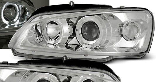 Junyan Предни светлини Ангелски очи за Peugeot 106 2бр