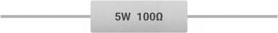 100ohm 5W (1Stück) 01.001.1461